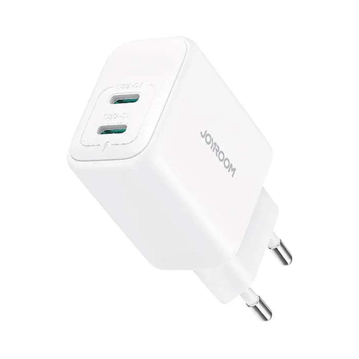 Зарядно Joyroom JR-TCF12 2x USB-C 20W PD / QC 3.0 бяло