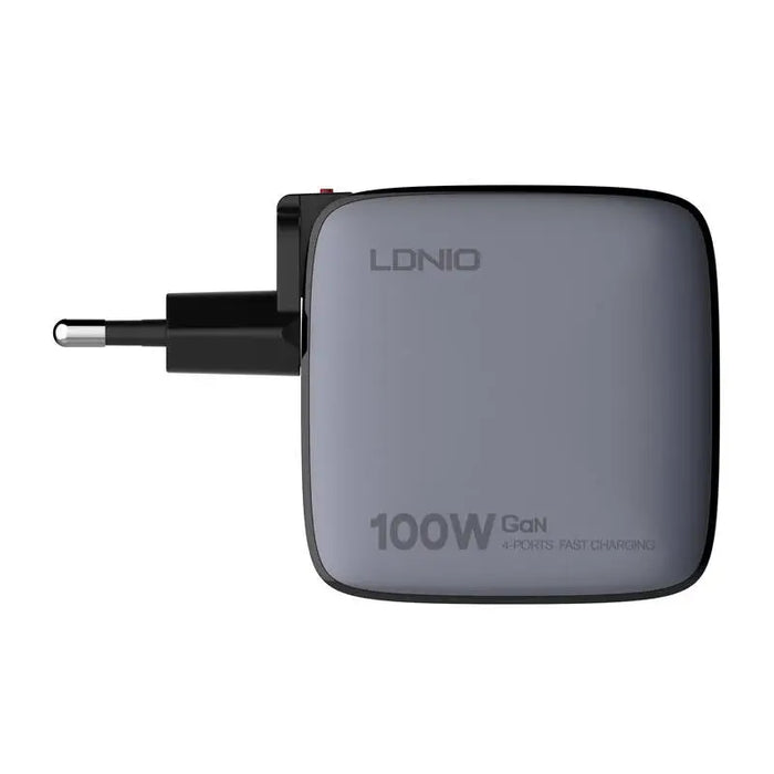 Зарядно LDNIO Q408 100W USB-A 3x USB-C черно