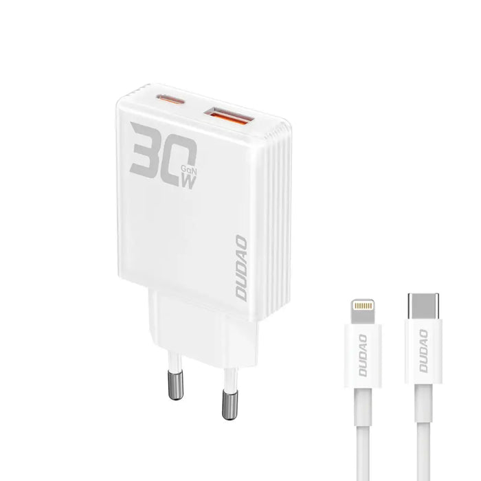 Зарядно с кабел Dudao A30EUL 30W USB-A / USB-C