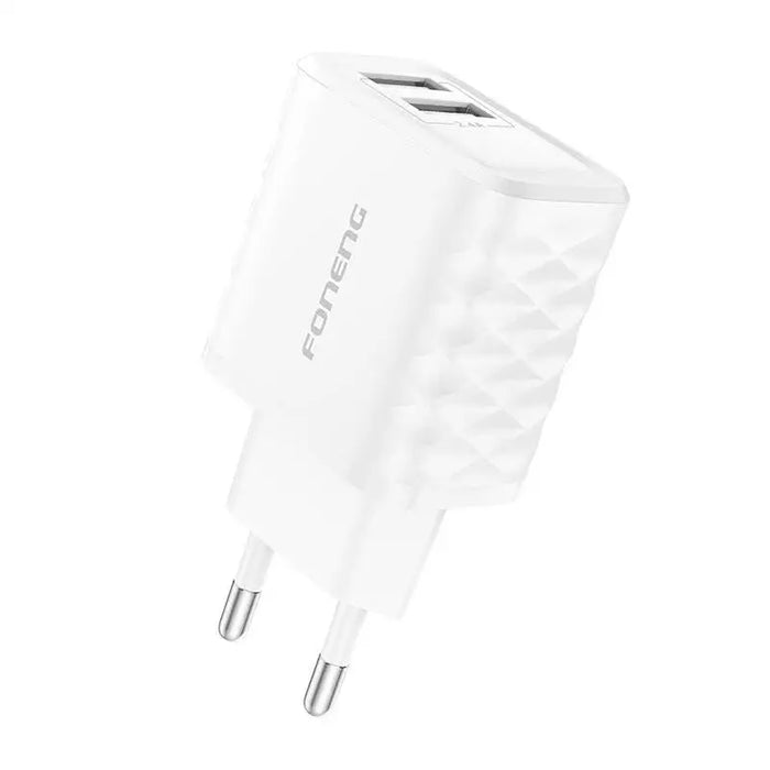 Зарядно с кабел Foneng EU53 2xUSB-A 2.4A USB-A