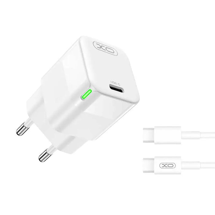 Зарядно с кабел XO CE06 30W USB-C UBS-C