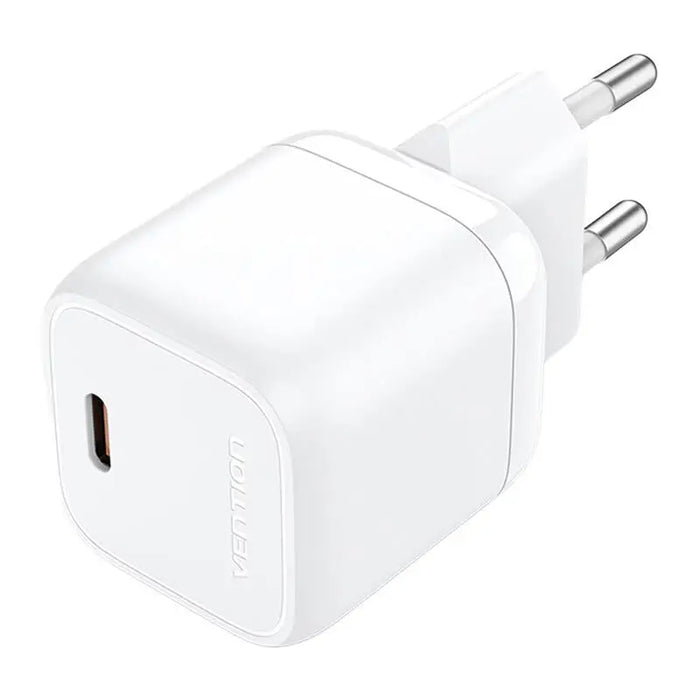 Зарядно Vention FAKW0-EU USB-C GaN 30W бяло