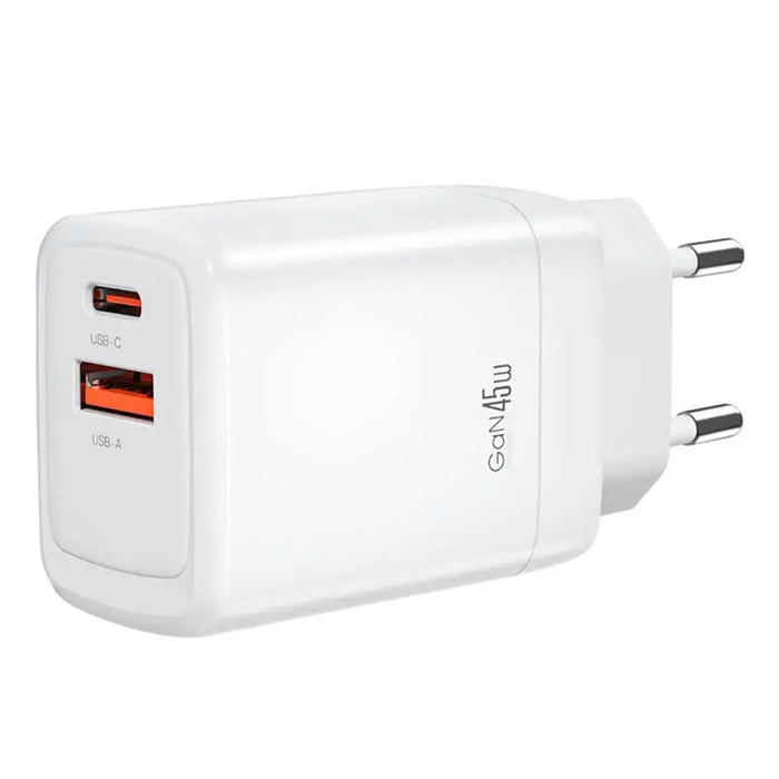 Зарядно XO CE16 45W 1x USB-C 1x USB-A