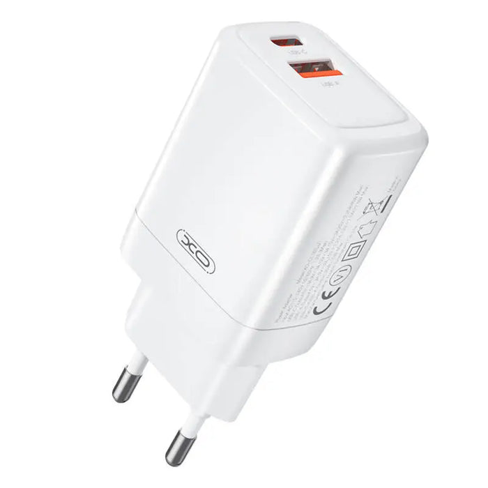 Зарядно XO CE16 45W 1x USB-C 1x USB-A