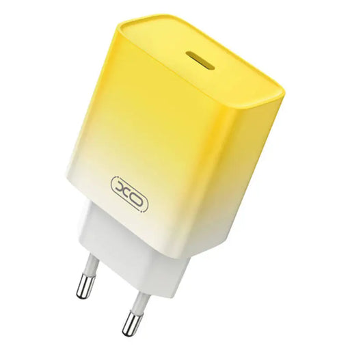 Зарядно XO CE18 USB-C PD30W жълто