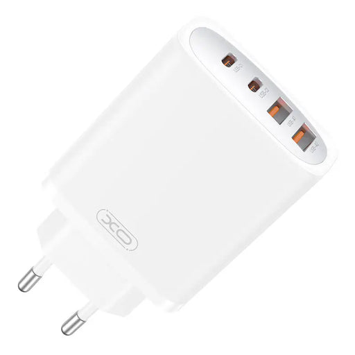 Зарядно XO CE22 45W GaN 2x USB-C 2x USB-A