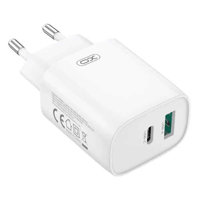 Зарядно XO CE30 30W 1x USB-C 1x USB-A