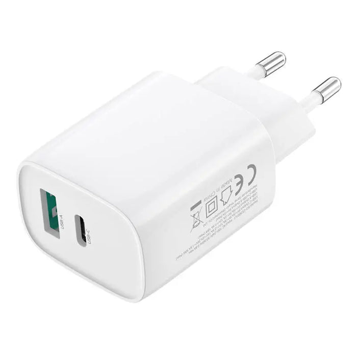 Зарядно XO CE30 30W 1x USB-C 1x USB-A