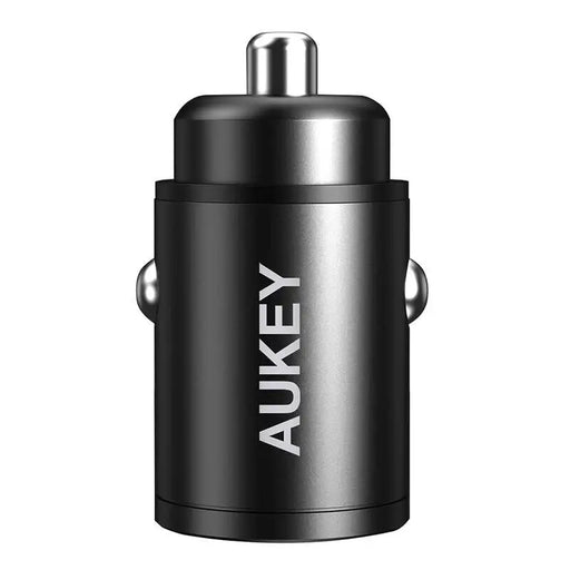 Зарядно за кола Aukey CC-A3 1xUSB-A 1xUSB-C 30W черно