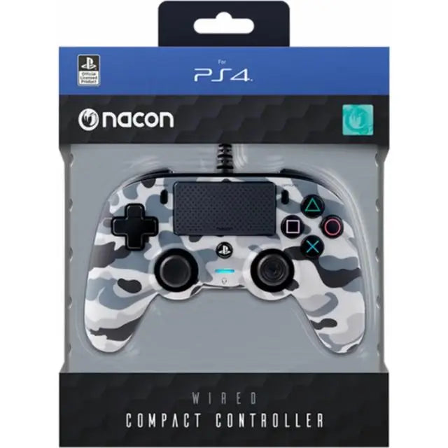 Жичен геймпад Nacon Wired Compact Controller Camo Grey Сив