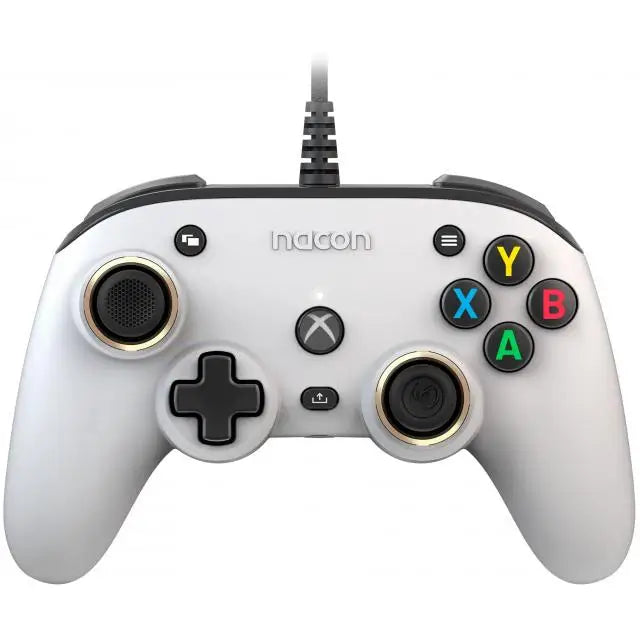 Жичен геймпад Nacon XBox Series Pro Compact White Бял