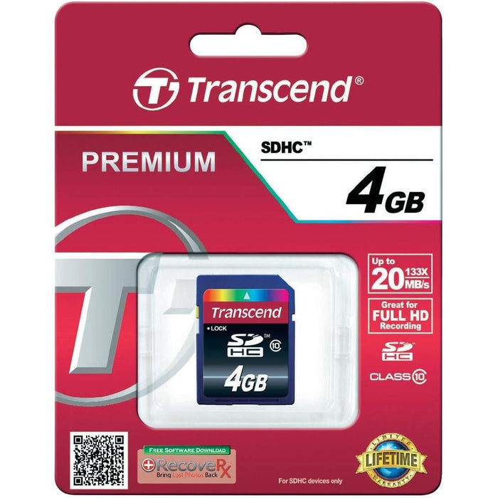 Памет Transcend 4GB SDHC (Class 10)