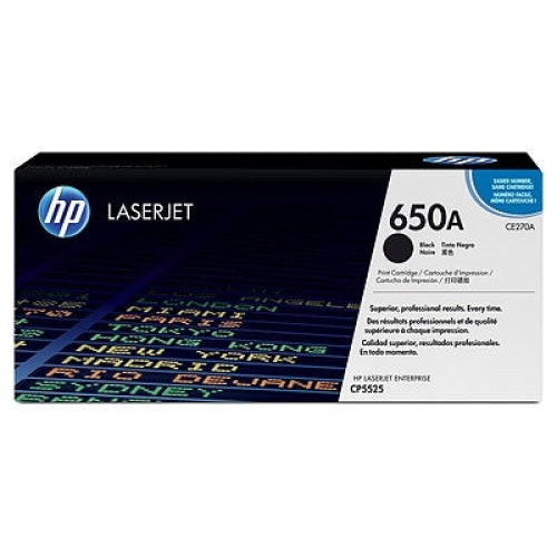 Консуматив HP 650A Black LaserJet Toner Cartridge