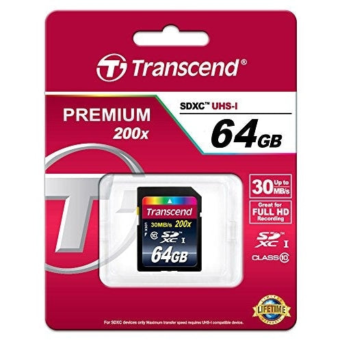 Памет Transcend 64GB SDXC (Class 10)