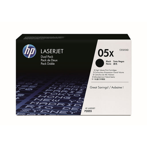 Консуматив HP 05X Black Dual Pack LaserJet Toner Cartridges