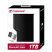 Твърд диск Transcend 1TB StoreJet 2.5’ A3 Portable HDD Black