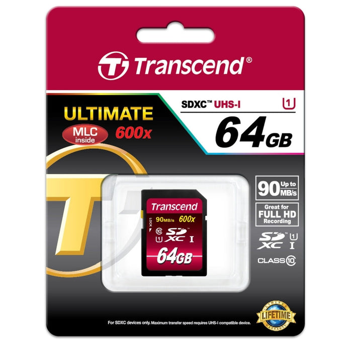 Памет Transcend 64GB SDXC UHS - I (Class10)