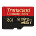 Памет Transcend 8GB microSDHC UHS - I (with adapter