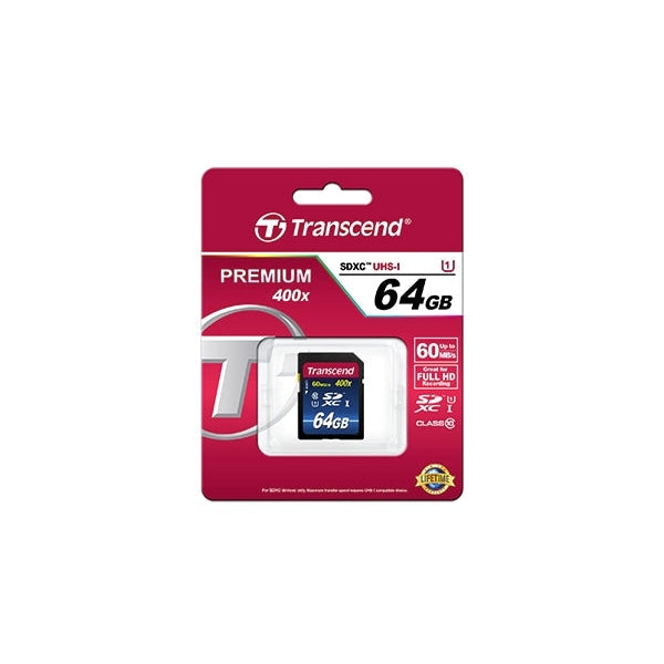 Памет Transcend 64GB SDXC UHS - I Premium (Class 10)