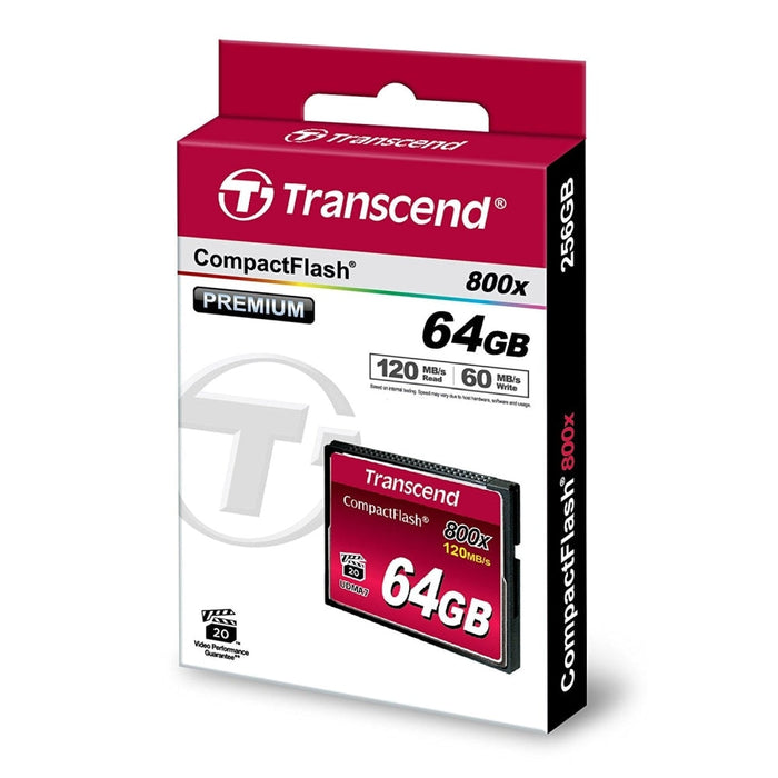 Памет Transcend 64GB CF Card (800x)