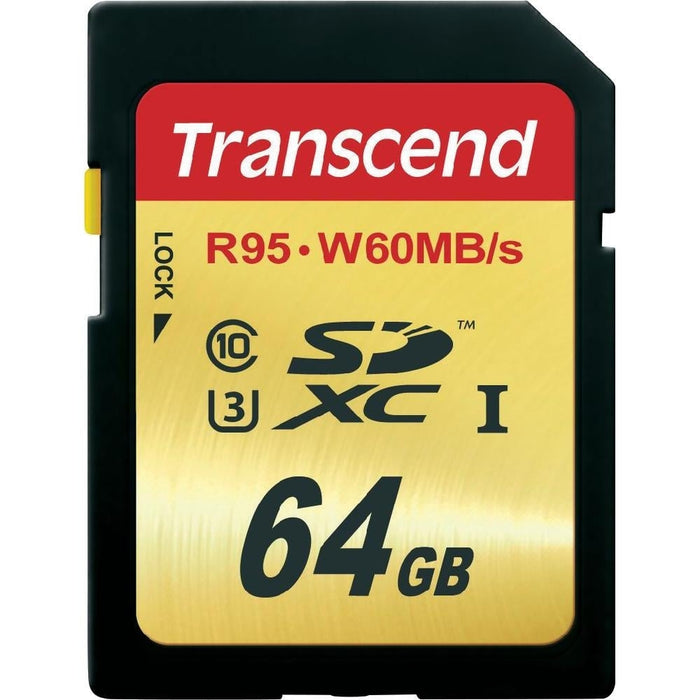 Памет Transcend 64GB SDXC UHS - I U3 Card