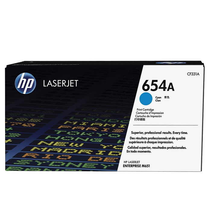 Консуматив HP 654A Cyan Original LaserJet Toner Cartridge