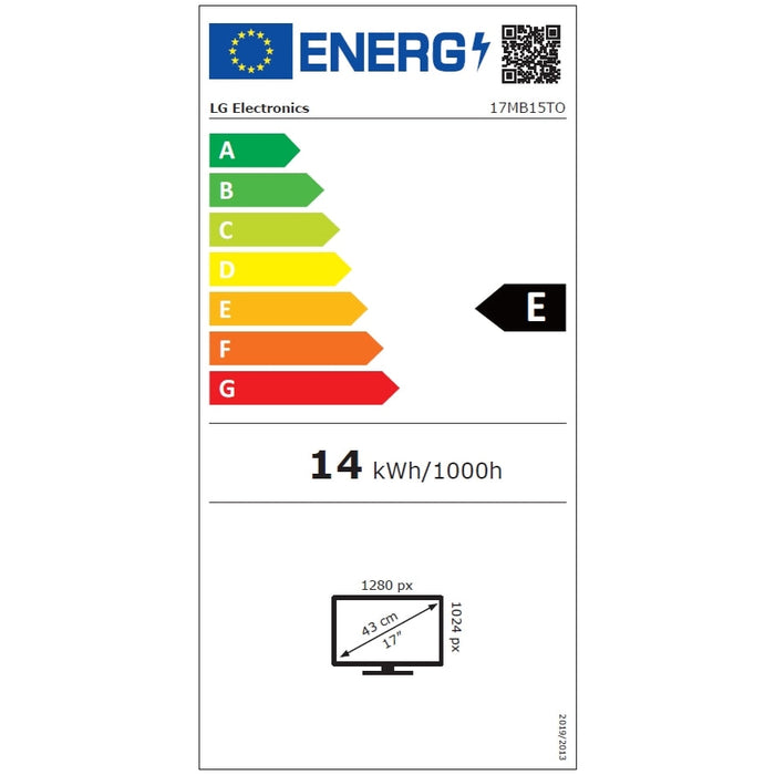 Монитор LG 17MB15T - B 17’ 5:4 TFT LCD Touch