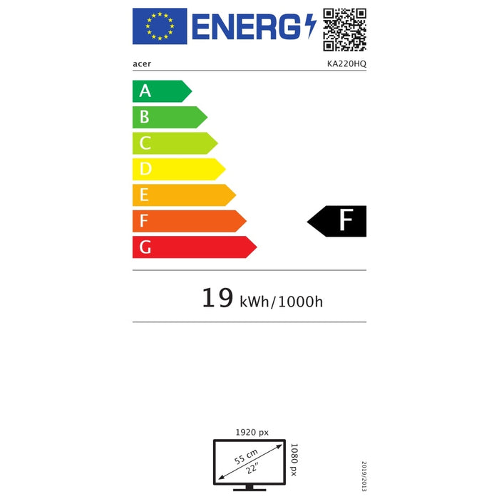 Монитор Acer KA220HQbid 21,5’ Wide TN LED Anti