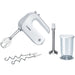 Миксер Bosch MFQ4070 Hand mixer Styline 500 W White