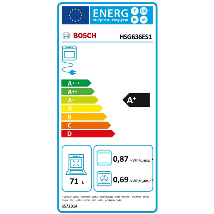 Фурна Bosch HSG636ES1 Built - in oven 4D HotAir