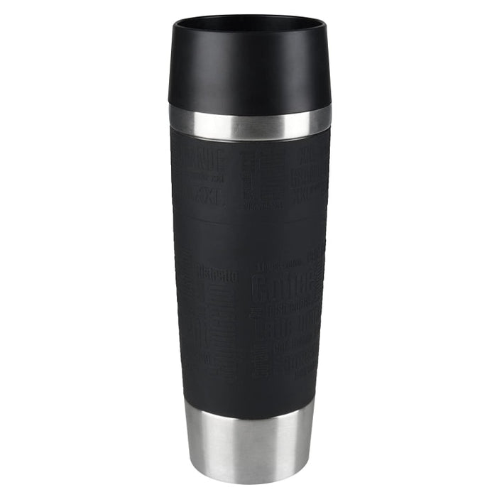 Термочаша Tefal K3081214 TRAVEL MUG GR 0.5L black slv TEF