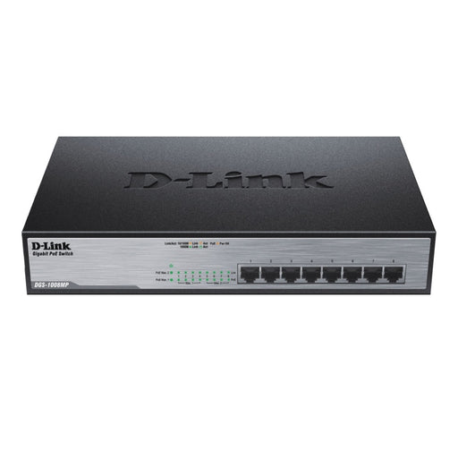 Комутатор D - Link 8 - Port Desktop Gigabit PoE + Switch