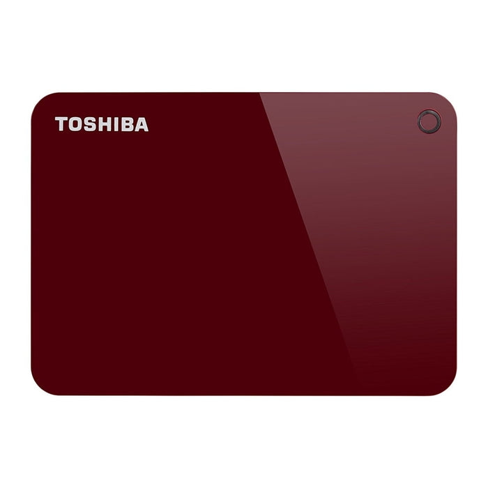 Твърд диск Toshiba ext. drive 2.5’ Canvio Advance 1TB red