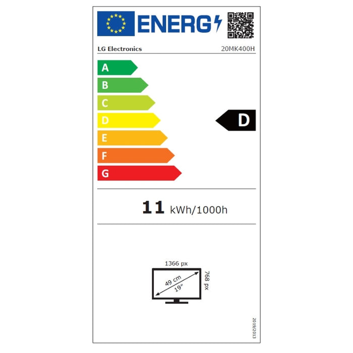 Монитор LG 20MK400H - B 19.5’ LED AG 5ms GTG 600:1