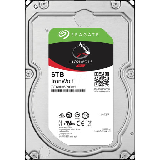 Твърд диск Seagate IronWolf 6TB NAS 7200 128MB