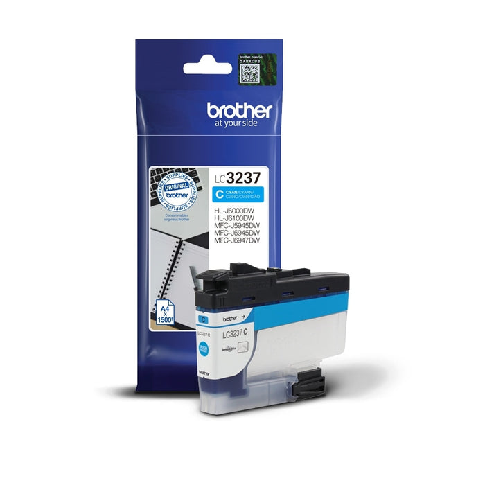 Консуматив Brother LC - 3237 Cyan Ink Cartridge