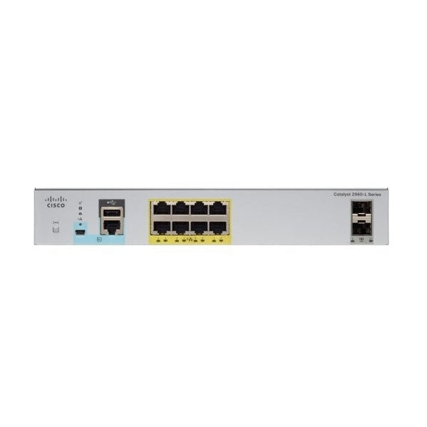 Комутатор Cisco Catalyst 2960L Smart Managed 8p