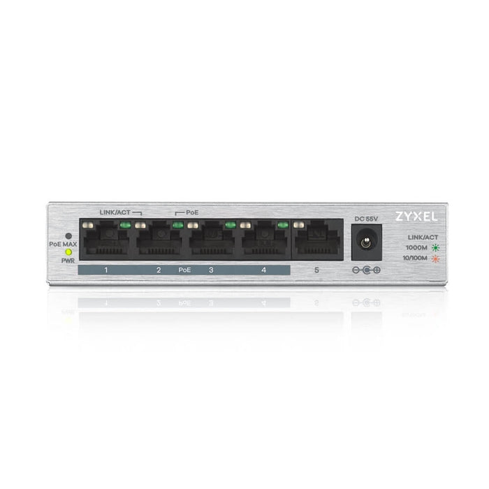 Комутатор ZyXEL GS1005 - HP 5 Port Gigabit PoE