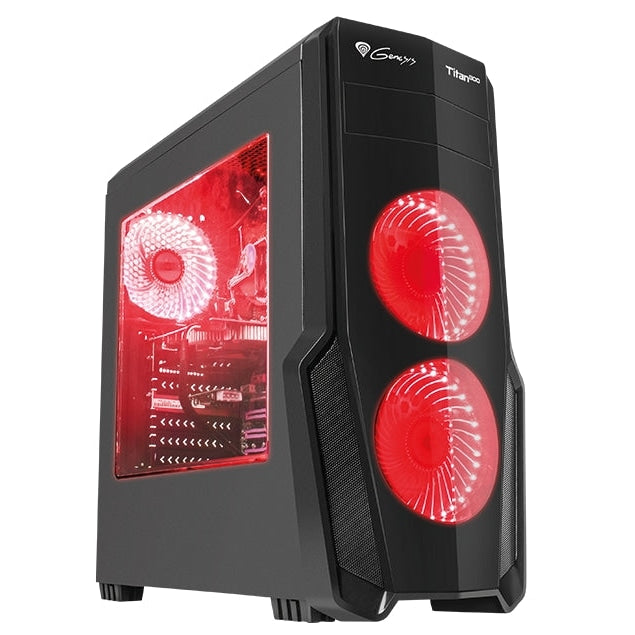 Кутия за компютър Genesis Case Titan 800 Red