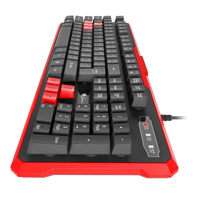 Клавиатура Genesis Gaming Keyboard Rhod 110 Red Us Layout