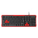 Клавиатура Genesis Gaming Keyboard Rhod 110 Red Us Layout