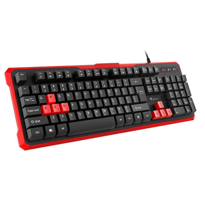 Клавиатура Genesis Gaming Keyboard Rhod 110 Red Us Layout