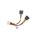 Адаптер Lanberg molex (m) - > 2x SATA (f) cable 15cm