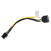 Адаптер Lanberg SATA (m) - > PCI express 6 pin cable 20cm