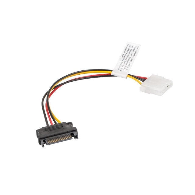 Адаптер Lanberg molex (f) - > SATA (m) cable 15cm