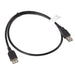 Кабел Lanberg extension cable USB 2.0 AM - AF 70cm black