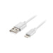 Кабел Lanberg LIGHTNING(M) - > USB - A (M) cable 1.8m white