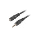 Кабел Lanberg cable stereo mini jack (M) - > (F) 5m black