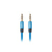 Кабел Lanberg mini jack 3.5mm M/M 3 pin cable 1m blue