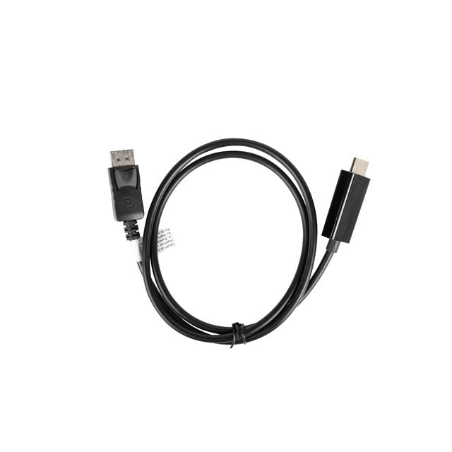 Кабел Lanberg display port (M) V1.1 - > HDMI cable 1m black